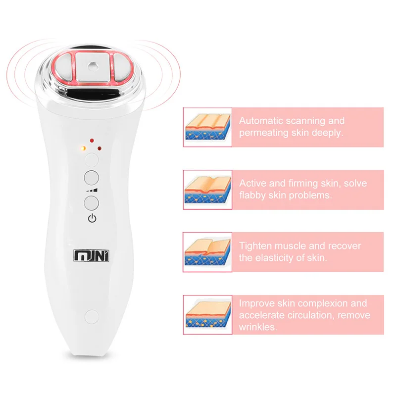 Tần Số Cao Mini HiFu Siêu Âm Lưỡng Cực Sóng Radio RF Nâng Mặt Chăm Sóc Da Máy Massage Mini Hifu Chống Nhăn Thắt Chặt Thiết Bị