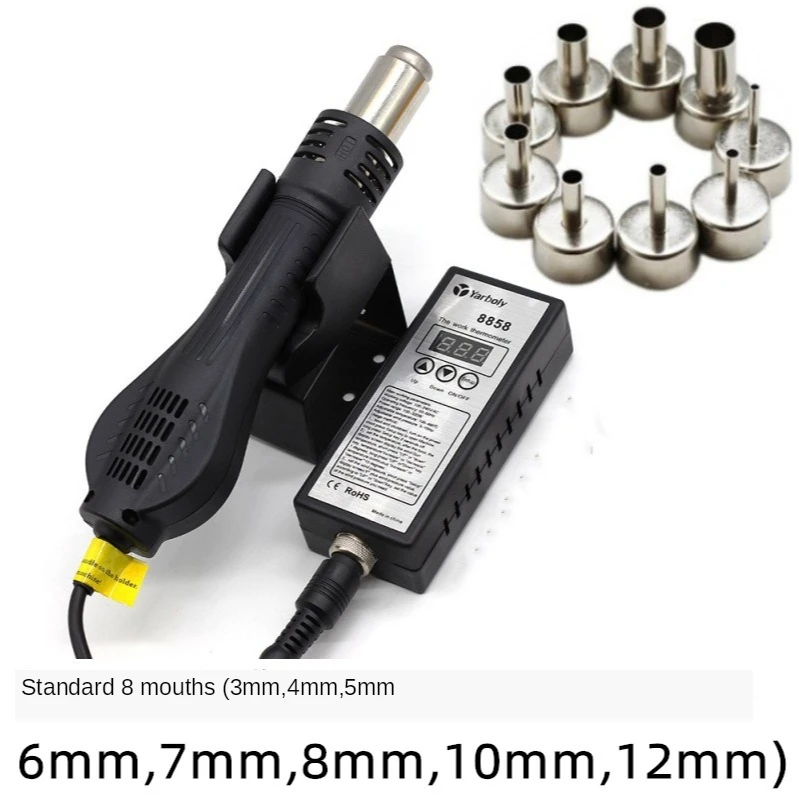 Soldering Station 858 Portable Digital Hot Air Gun BGA Rework Solder Station Hot Air Blower Heat Gun Desoldering Than