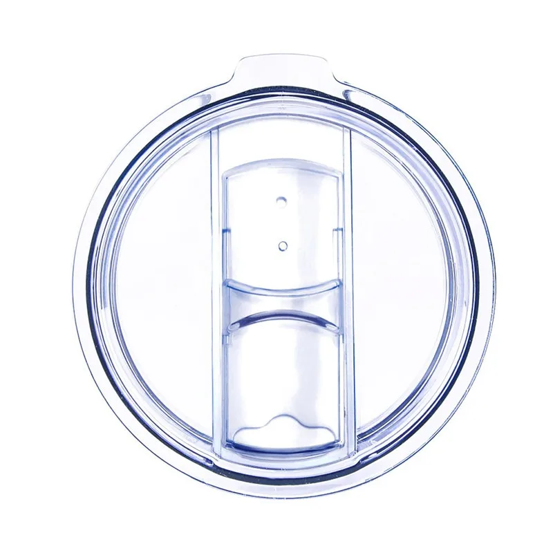 30 oz Cup Lid Crystal Clear Splash Spill Resistant Proof Sealing Water Bottle Cover for YETI RTIC Rambler Tumbler Car Mug 10cm