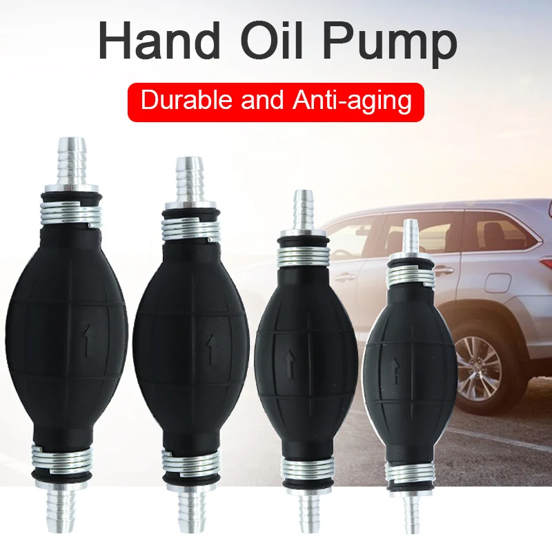 1 Piece 6mm 8mm 10mm 12mm Fuel Pump Rubber Manual Diesel Transfer Pump Petrol Hand Primer Bulb for Boat Car Marine Outboard