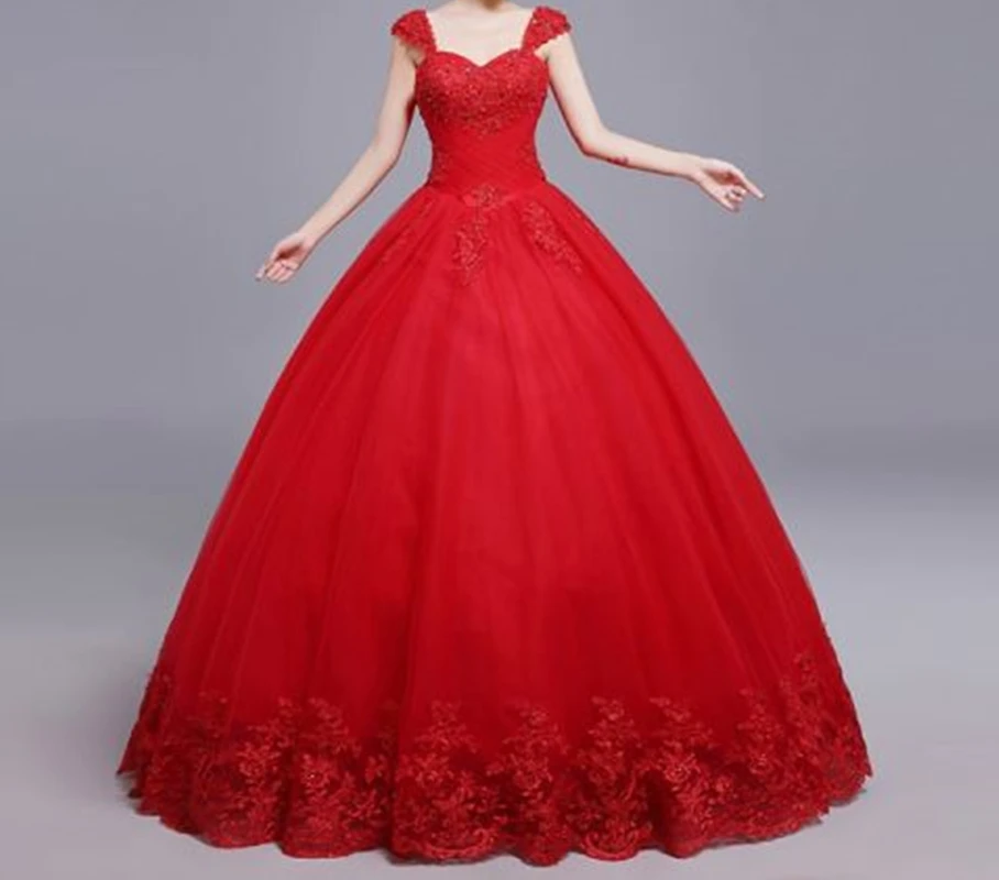 

Bealegantom Sweetheart Red Ball Gown Quinceanera Dresses 2021 Lace Applique Sweet 16 Prom Dress Vestidos De 15 Anos