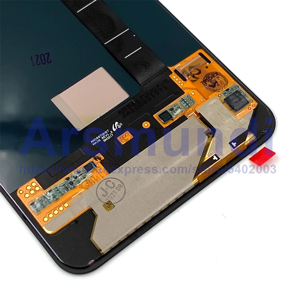 6.67\'\' Original AMOLED For Asus Zenfone 7 ZS670KS I002D 90HZ LCD Display Touch Screen For Asus Zenfone 7 Pro ZS671KS I002DD