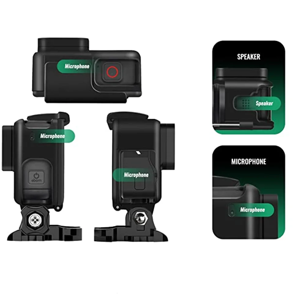 Accesorios para GoPro Hero 7 6 5 funda protectora para videocámara, Carcasa para cámara de acción negra