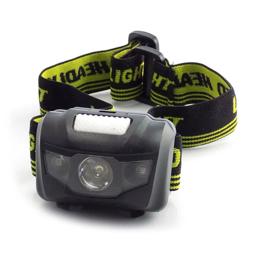 high Bright mini LED Headlamp 3 AAA Battery Headlight Frontal flashlight Torch lamp frontale for Outdoor running Fishing Camping