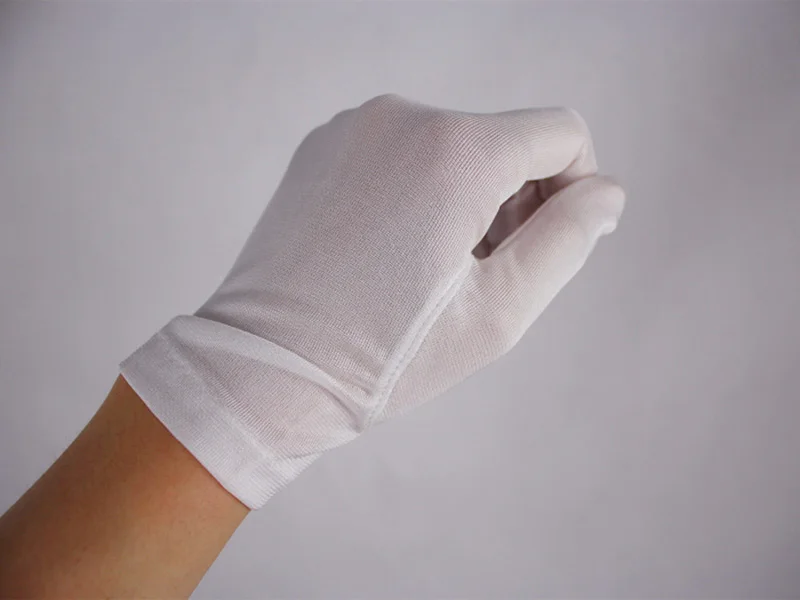 100% Natural Silk Gloves Female Summer Thin UV Sunscreen Breathable Sleep Moisturizing Elastic Touch Screen Driving Mittens L36L