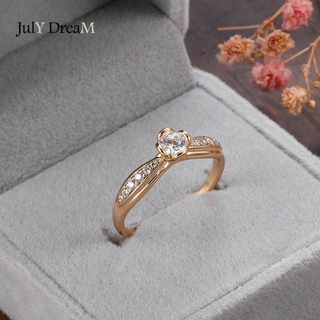 Small rose gold engagement rings shop