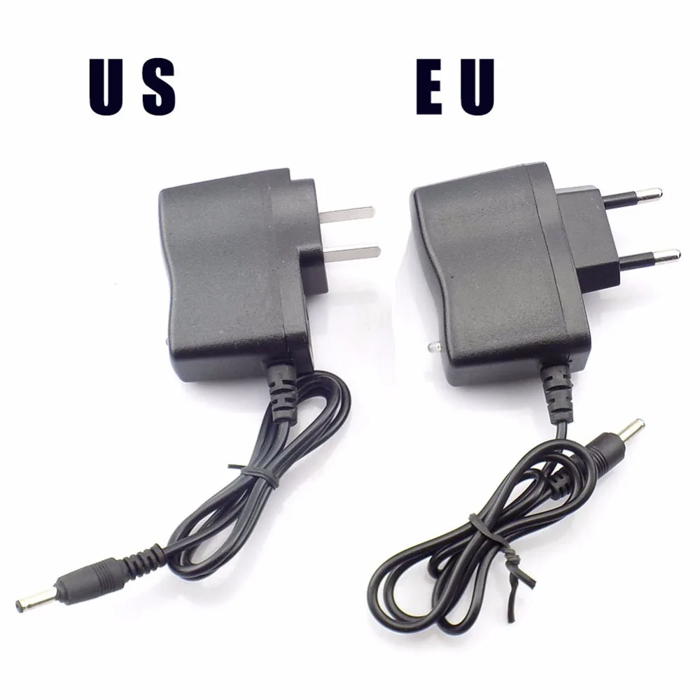 AC 110V 220v To DC 4.2V 0.5A 500ma Power Adapter supply for 3.7V 18650 rechargeable Battery led torch US EU UK AU 3.5*1.35mm