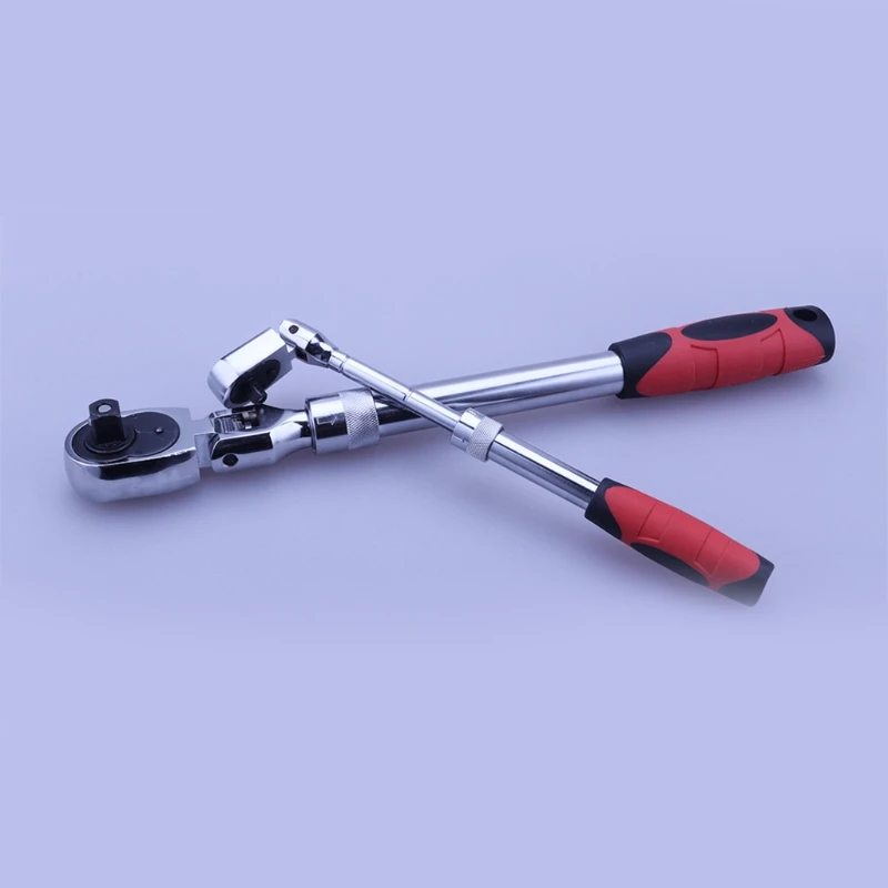 

72-Tooth Quick Release Ratchet Wrench 1/4"3/8" & Carbon Steel Spanner Quick-Release Extendable Hand Tools