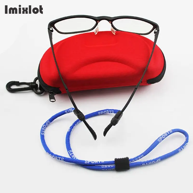 Outdoor Sports Glasses Rope Letters Printed Anti-slip Eyeglass Sunglasses Chain Neck Cord Strap Adjustable Eyewear Lanyards