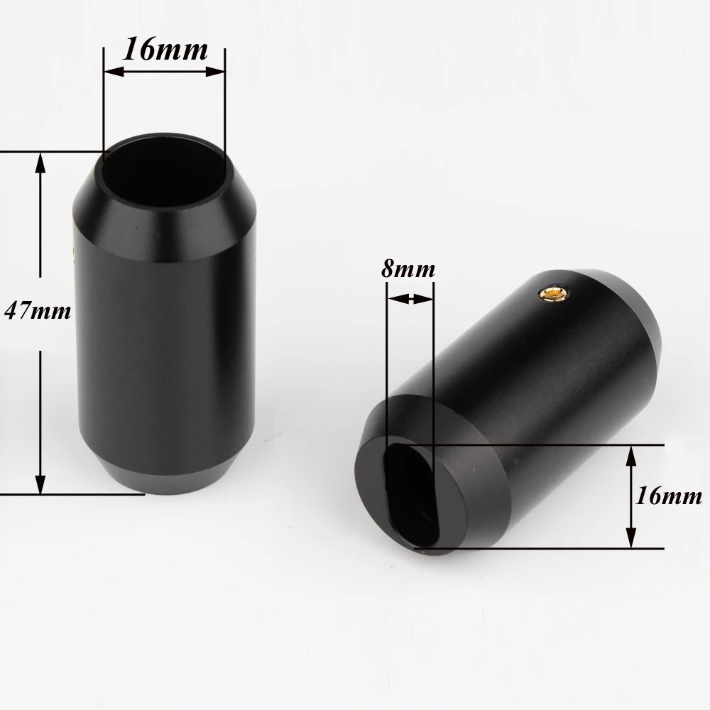 AL-1607/1608 B HIFI Audio Pantalon Y Splitter 1 à 2 Haut-Parleur 7mm Câble RCA, Audio DIY Connecteur Noir Câble Fil Bottes