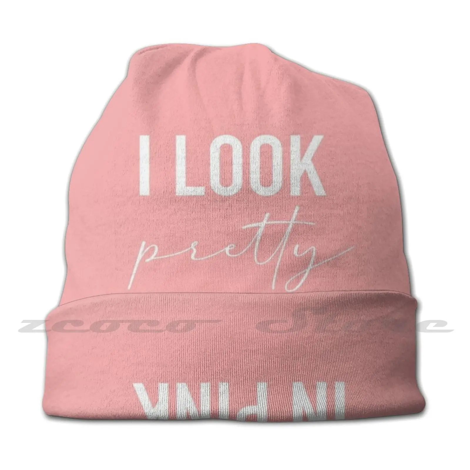 Copy Of Isn T It Pretty To Thing So ? Personalized Pattern Knit Hats Plus Size Elastic Soft Cap Hemingway Quote Love Kiss