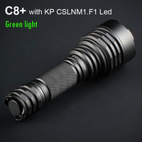 Flashlight Convoy C8 Plus KP CSLNM1.F1 Green Light High Powerful Linterna Led 18650 Lantern Camping Hunt Flash Light Work Torch