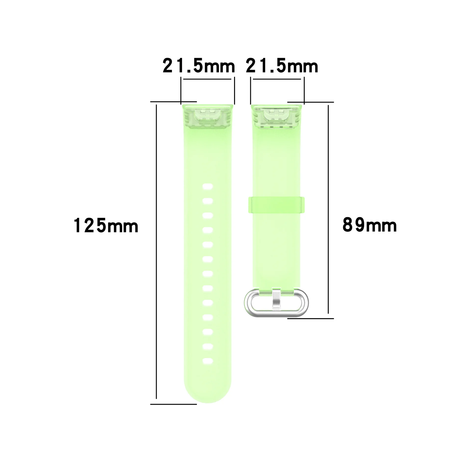 New Strap For Xiaomi Mi Watch Lite Sport Smart Wristband Transparent Replacement Bracelet For Redmi Watch Silicone Colorful Belt