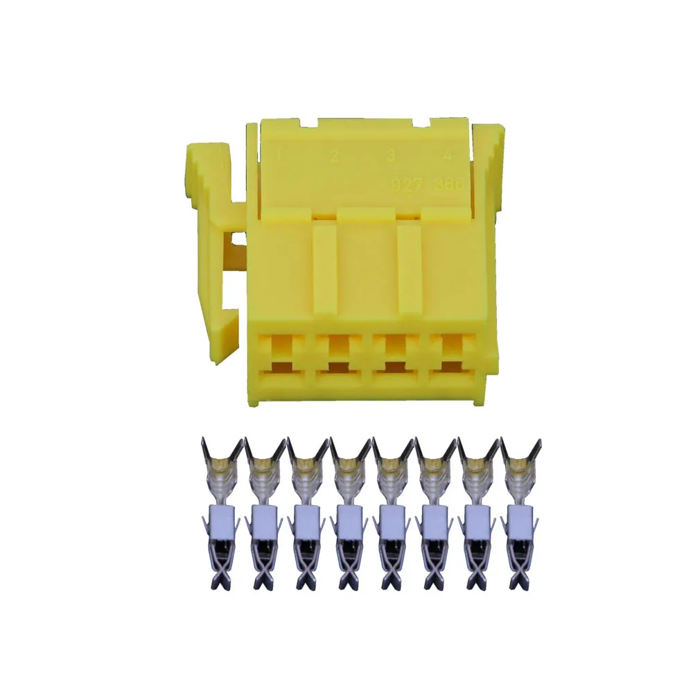 

5/10 Sets 8 Pin Jacket 927366-1 Clamp Connector Female with Terminal DJ7083C-3.5-21 Car Connector Automotive Plug