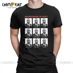 Expressions Of Holt Casual T Shirt Men Brooklyn Nine Nine Brooklyn 99 Short Sleeve Clothes Classic Tees Cotton Crewneck T-Shirt