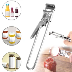 Multifunctional Jar Opener Stainless Steel Manual Can Bottle Lid Opener For Weak Hands Easy Grip Kitchen Accessorie Gadgets Tool