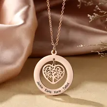 Tree of Life Name Necklace #3