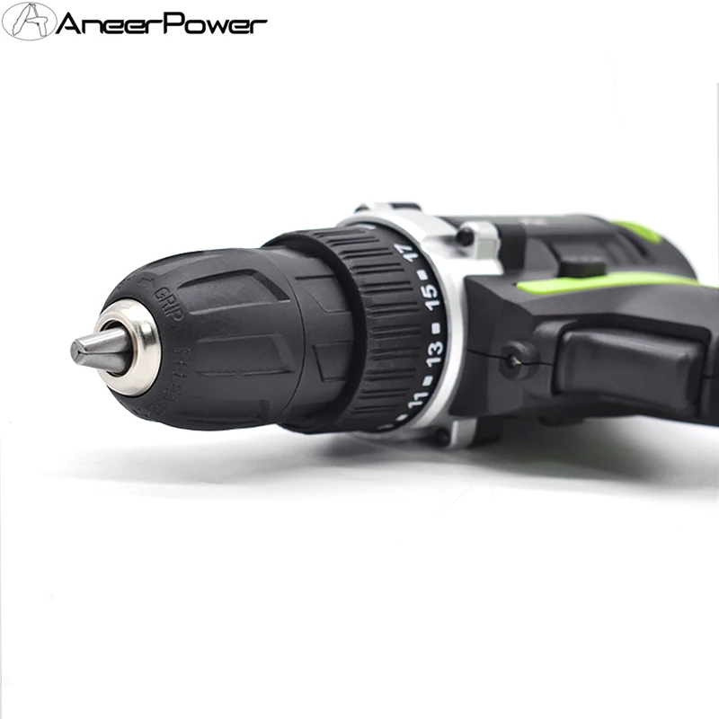 12V 21V 25V Plus Hand Electric Drill Double Speed Mini Wireless Screwdriver Rechargable High Quality 18650 Lithium Battery Drill