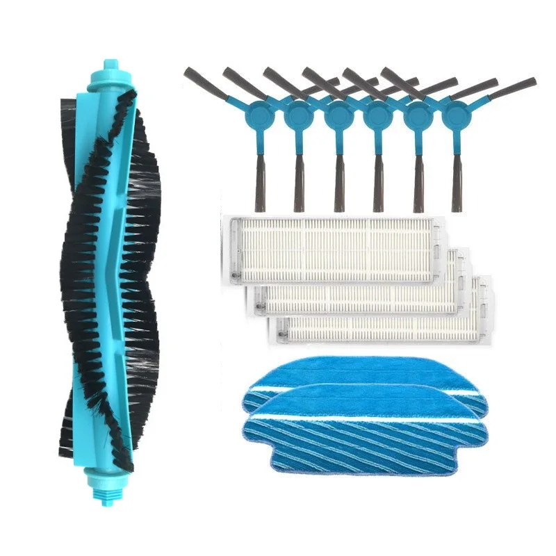 Nuova spazzola principale filtro Hepa spazzole laterali panno Mop per xiaomi Robot STYJ02YM Conga 3490 Viomi V2 PRO V3 SE V-RVCLM parti sottovuoto