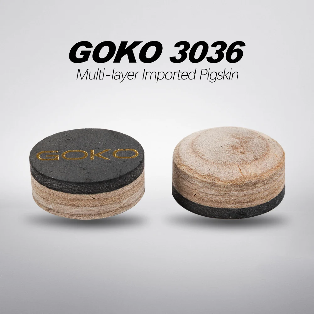 

Наконечник для бильярдного кия GOKO 3036 S/M/H, наконечник для бильярдного кия 10/11, 5/13 мм, выбранный наконечник, 6-7 слоев, из свиной кожи, многослойные аксессуары для бильярда