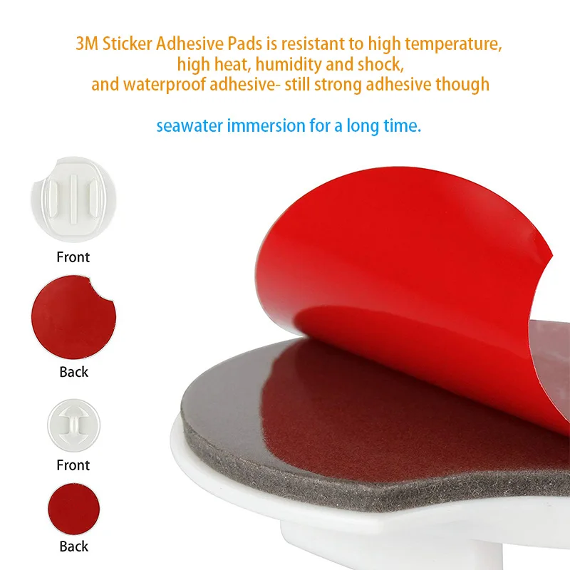 ชุดติดตั้งกระดานโต้คลื่นกระดานโต้คลื่น Mount กล้อง Tethers Straps ปลั๊ก FCS ล็อคยางสำหรับ GoPro SJCAM Yi Dji Osmo Action กล้อง