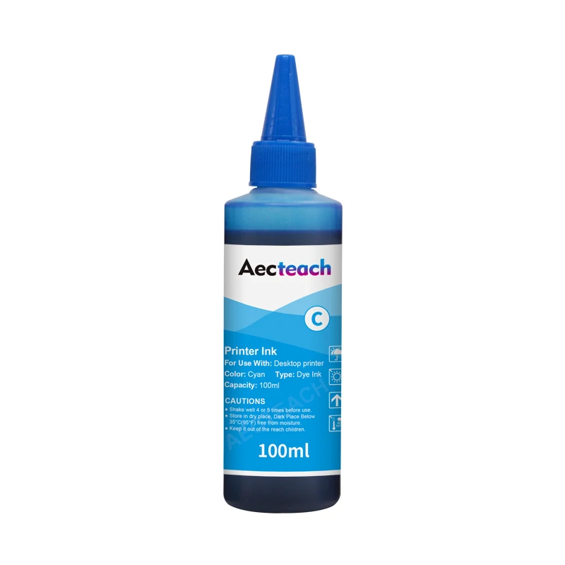 Imagem -03 - Aecteach-kit Universal de Recarga de Tinta para Impressora Epson Tinta Brother Canon hp Jato de Tinta Tinta Novo