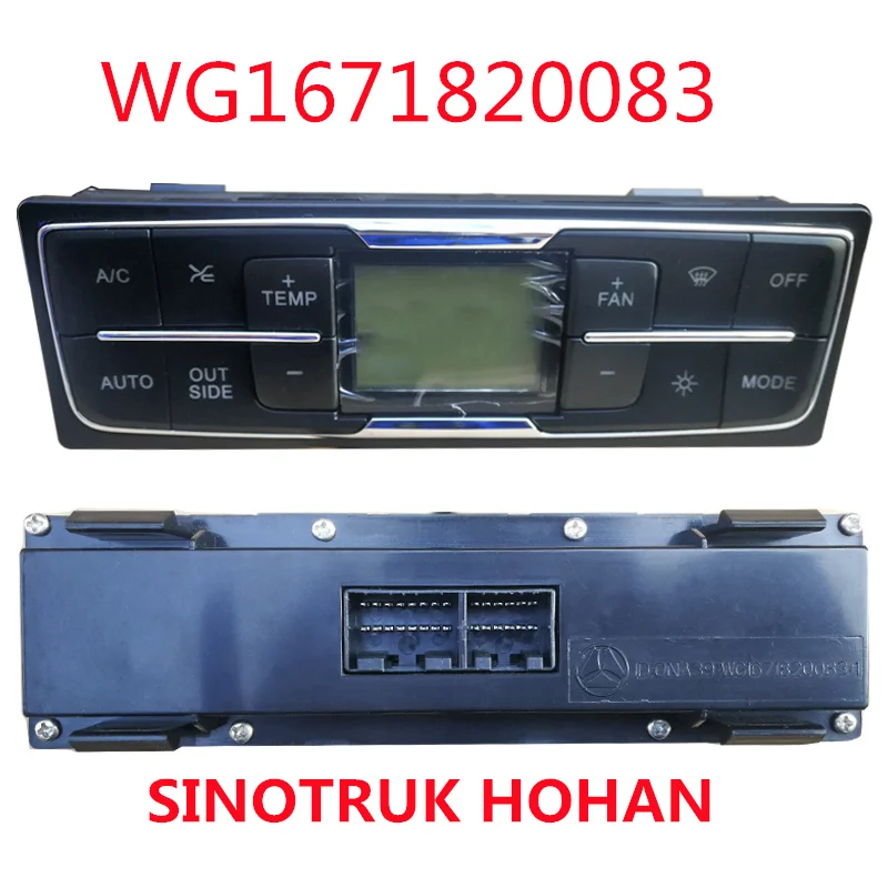 Air conditioning control panel WG1671820083 for SINOTRUK HOHAN truck parts air conditioning system heater switch