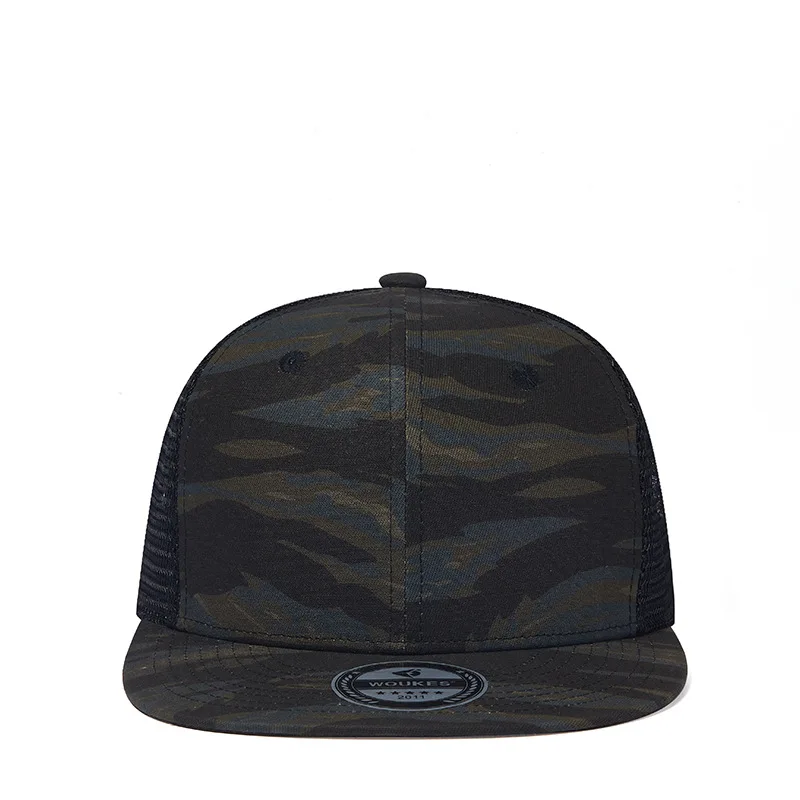 2024 new men and women summer jungle camouflage trucker hat adjustable outdoor tactical mesh military hat hip hop Snapback hat