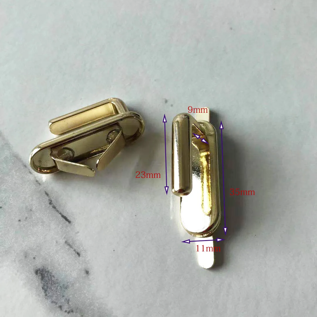 1 Set (7 Stück) 45 mm 4 Farben Metall Taschenschloss Hardware Zubehör Damen Handtasche Drehverschluss Schloss Schnalle DIY Teil Lederhandwerk – Detail 27