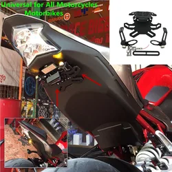 CNC Motorcycle License Plate Holder For Benelli TNT 125 TNT125 TRK502 Leoncino TRK 502 TNT 300 TNT300 For Benelli 600 Benelli600