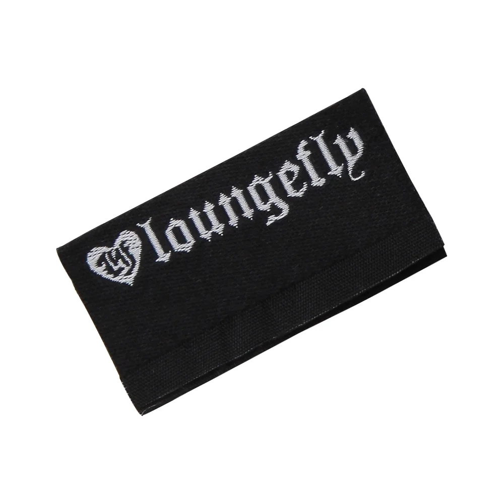 Free Shipping Customized Garment Shirt Jacket Shoe Labels Woven Labels Logo Printed Clothing Label Embroidered Tag Fl023