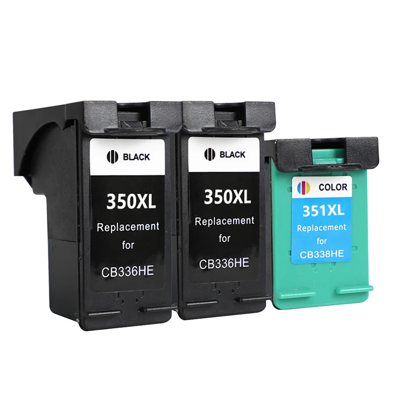 350XL 351XL Compatible Black Ink Cartridges For HP 350 351 C4200 C4480 C4580 C4380 C4400 C4580 C5280 C5200 C5240 C5250 Printer