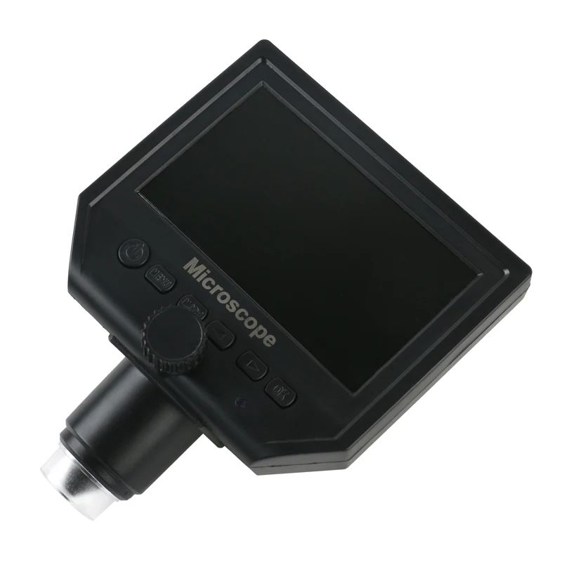 Imagem -06 - Microscópio Eletrônico Portátil 1600x 4.3 mp Usb Leds Vga Tela hd Oled de Polegadas para Reparo de Placa Mãe Pcb