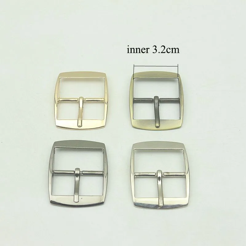 

5pcs 32mm Metal Pin Buckles Bag Strap Webbing Adjust Slider Hook Decoration Clasp DIY Belt Shoe Buckle Garment Accessories