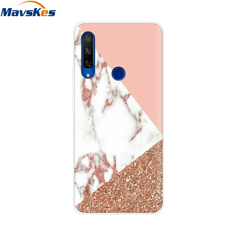 Painted Case For Alcatel 1S 2020 5028Y 5028D Case TPU Soft Silicone Cover Funda For Alcatel 1S 2020 Case Cover Etui Bumper Coque