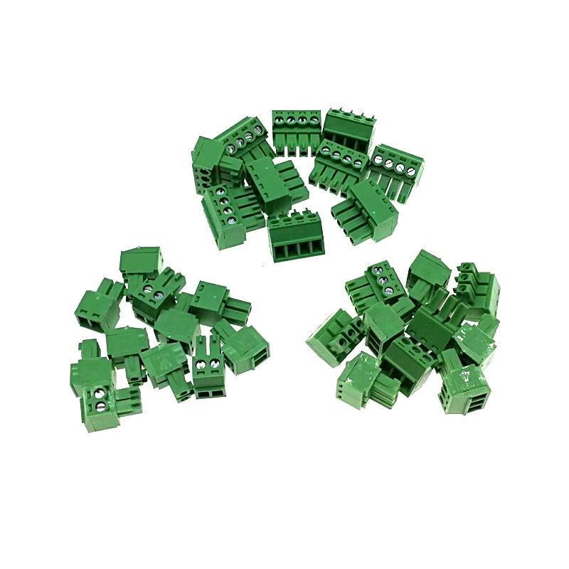 1000 Stuks Pitch 3.81Mm Schroef Plug-In Pcb Terminal Blok 15Edgk Vc 2/3/4P Draad Connector Verticale Pin Mannelijke/Vrouwelijke Kabel Morsettiera