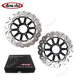 Arashi 1 Pair CNC Front Brake Disc Rotors For DUCATI MULTISTRADA ABS 1200 2010-2017 2010 2011 2012 2013 2014 2015 2016 2017