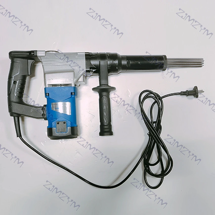 TD-53E 1100W Needle Derusting Gun Electric Jet Chisels Hand-Held Electric Needle Scaler Rust Removal Cleaning Machine 110V/220V