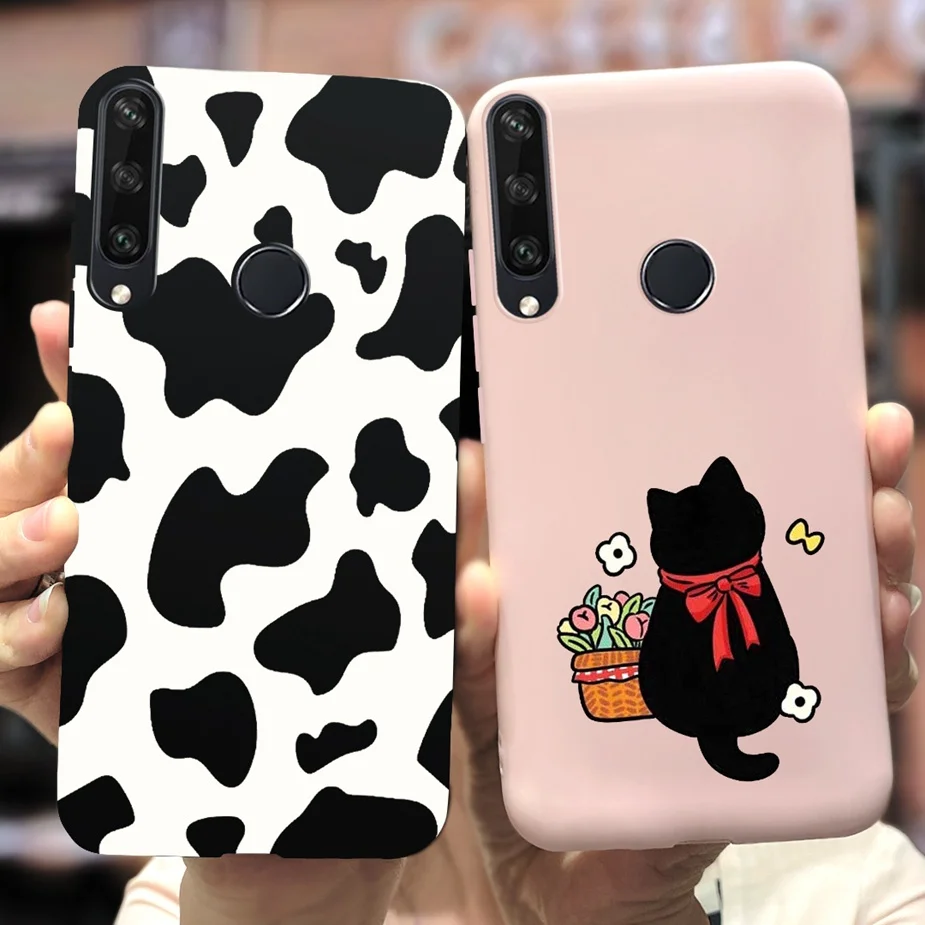 For Huawei Y6p Y5p Y7p Case New Fashion Flower Cartoon Cover For Huawei Y6p 2020 Y 5p 7p Case Coque For Huawei Y7P Fundas Bumper