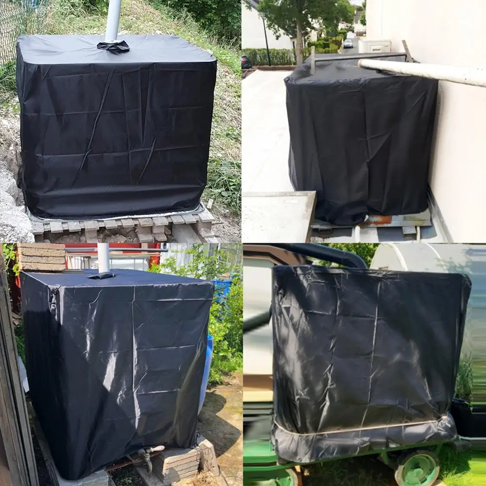 7 Colors Rain Water Tank Cover 1000 liters IBC Accessories Container Foil Waterproof Anti-Dust Cover Sun Winter Protection Cover