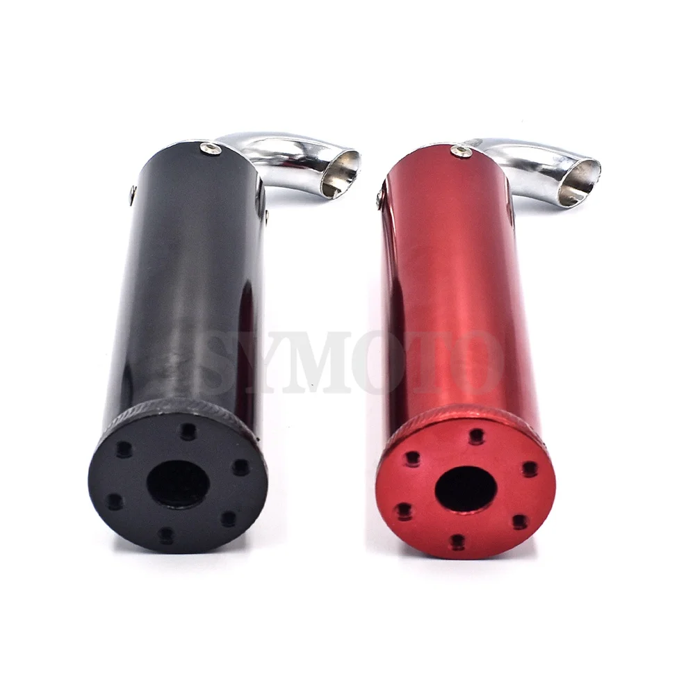 Universal metal Motorcycle Racing Exhaust Muffler Silence Silencer Scooter 2 Stroke Motorcycle Exhaust Pipe Muffler