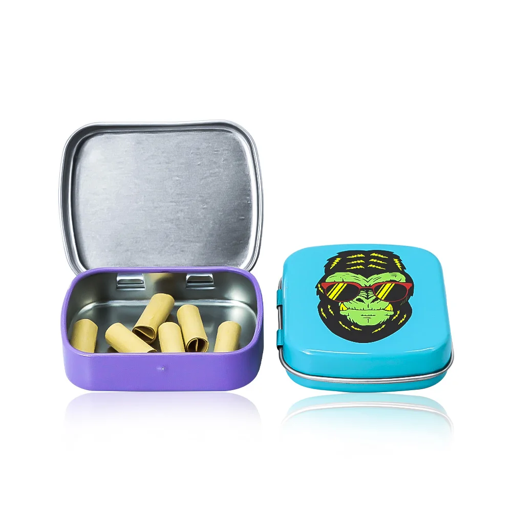 GORILLA ROLLING STAR Metal store Pill Box Convenient Storage Boxes Container Cigarette Case Bottle Storage With Your Logo