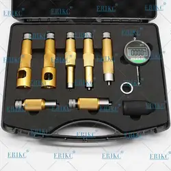 ERIKC common rail injector shims Lift measuring instrument E1024007, injector nozzle washer space testing tools sets