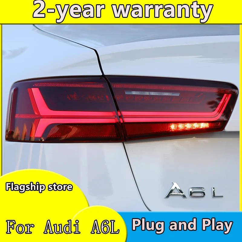 

Car Styling case for Audi A6L A6 2012-2016 taillights Audi A6 Tatilights LED Tail Light LED Rear Lamp Certa taillight Automobile