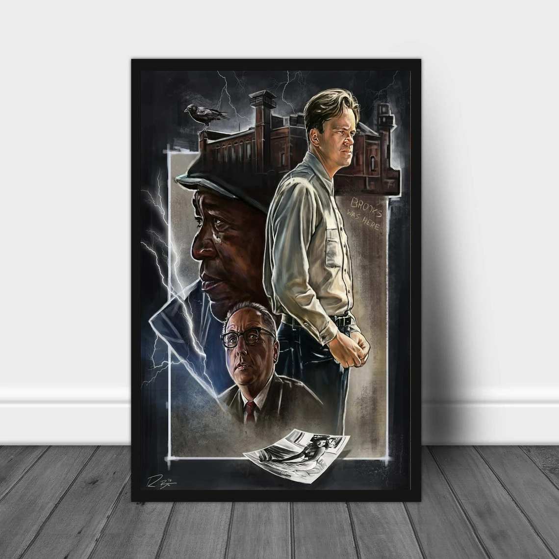 The Shawshank Redemption Classic movie artwork poster