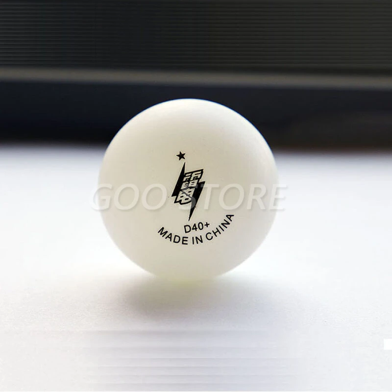 TIBHAR Table Tennis Balls New Material 1-Star 40+ABS Plastic Poly Thunder and lightning  Original TIBHAR Ping Pong Ball