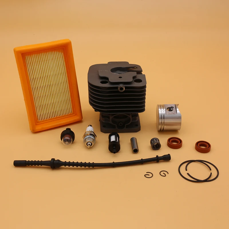 Imagem -03 - Filtro para Pistão de ar e Óleo 42 mm Kit com Vela de Ignição Ideal para Stihl Fs450 fs 450 Peças Sobressalentes 4128 020 1211