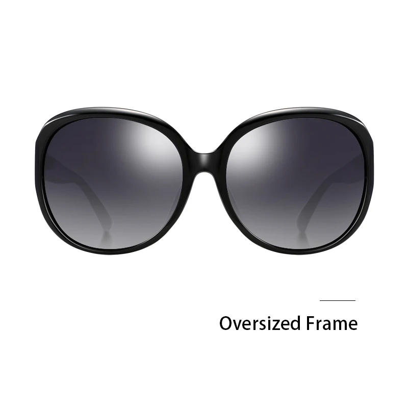 PARZIN Polarized Overized Sunglasses Women Oval Fashion Designer Sun Glasses Quality Eyewear For Driving Lens De Sol Mujer