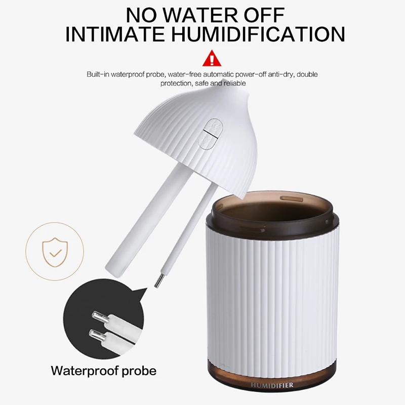 Umidificatore dell'aria del USB olio Essenziale diffusore Con Luce A Led e Mini mist fogger del creatore della foschia Auto Diffusore di Aroma Umidificatore Aromaterapia