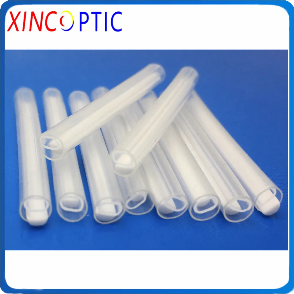 40mm 4Fiber Single Ceramic Ribbon Mass Fiber Splice Sleeve,4cores Ceramic Strength Ribbon Fiber Protective Sleeves 